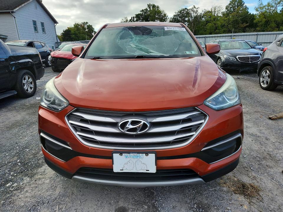 69725166 :رقم المزاد ، 5XYZTDLB2HG477330 vin ، 2017 Hyundai Santa Fe Sport مزاد بيع
