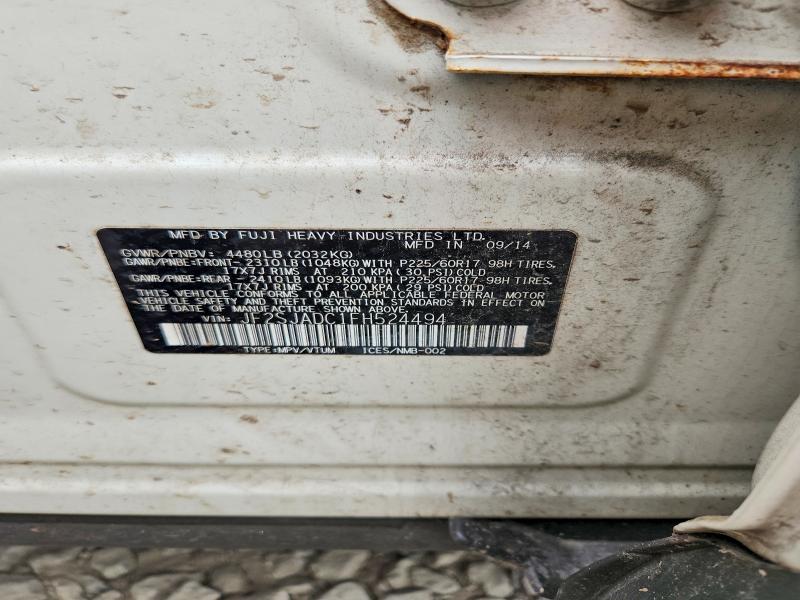 Aukcja sprzedaży 2015 Subaru Forester, vin: JF2SJADC1FH524494, numer aukcji: 68232466