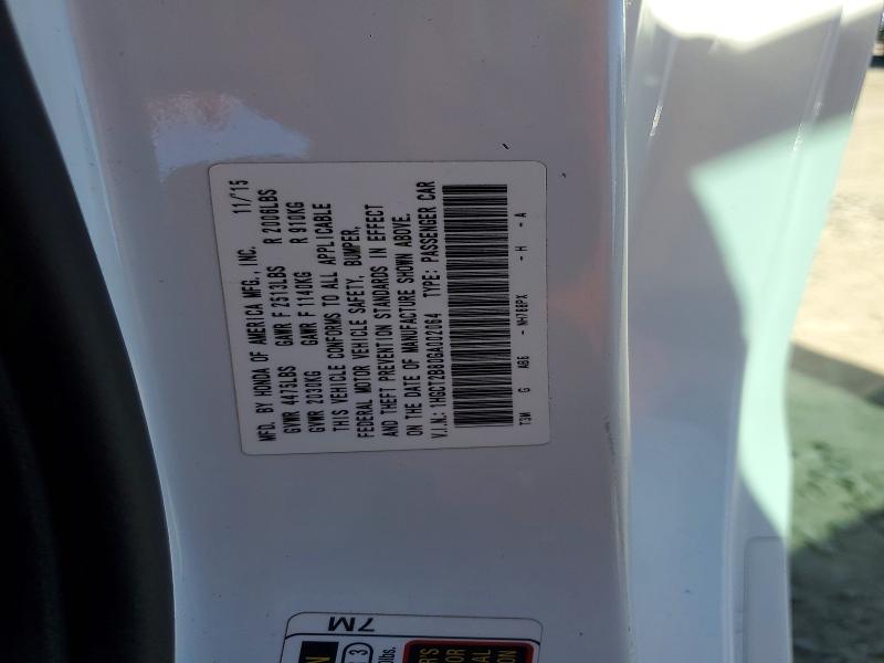 2016 Honda Accord მანქანა იყიდება აუქციონზე, vin: 1HGCT2B80GA002064, აუქციონის ნომერი: 70892196