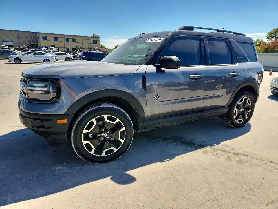 67146176 :رقم المزاد ، 3FMCR9C65MRA72272 vin ، 2021 Ford Bronco Sport مزاد بيع