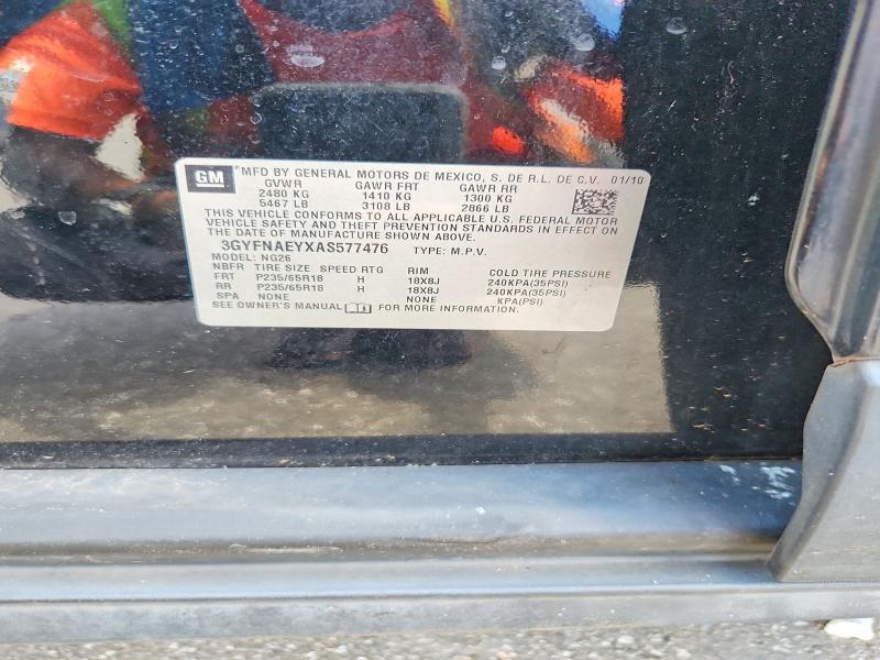 Продаж на аукціоні авто 2010 Cadillac Srx, vin: 3GYFNAEYXAS577476, номер лоту: 67372416