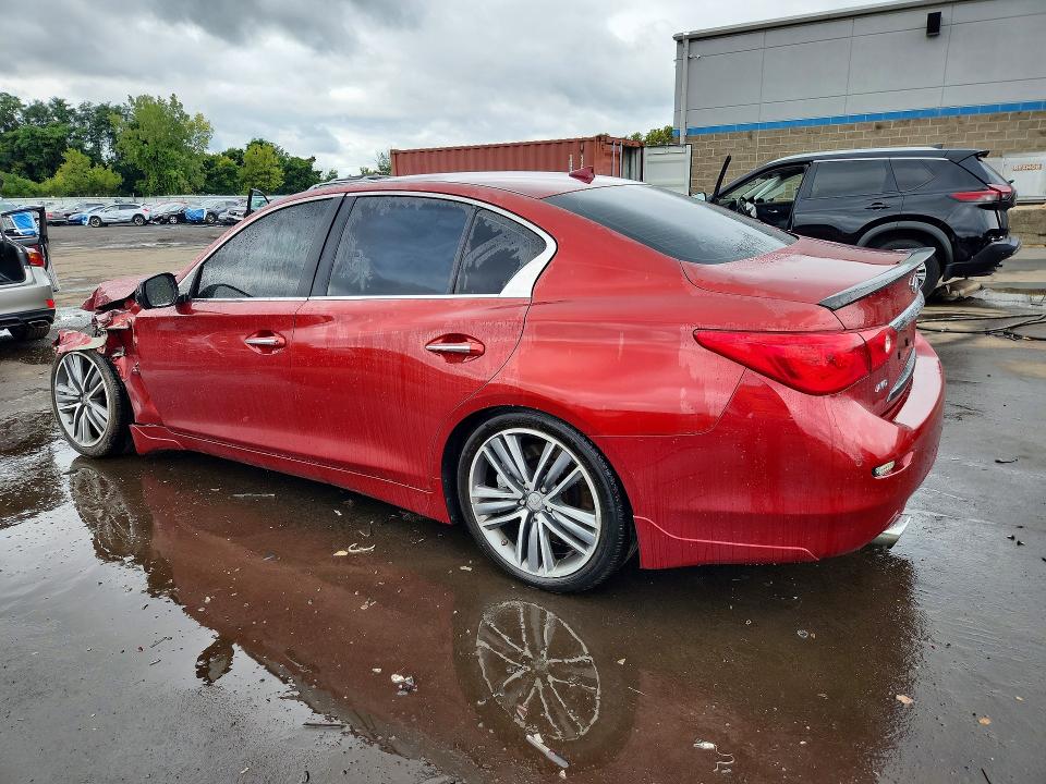 2014 Infiniti Q50 მანქანა იყიდება აუქციონზე, vin: JN1BV7AR8EM681950, აუქციონის ნომერი: 67303386