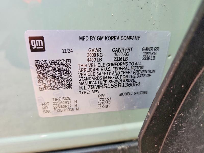 Продаж на аукціоні авто 2025 Chevrolet Trailblazer, vin: KL79MRSL5SB136054, номер лоту: 70886726