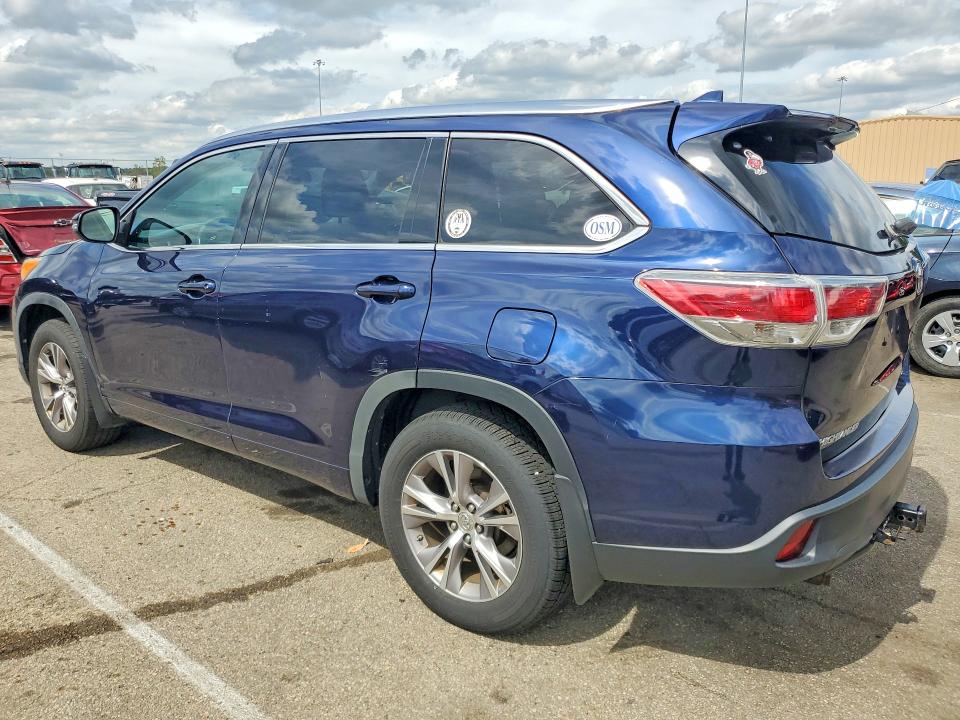 Продаж на аукціоні авто 2014 Toyota Highlander, vin: 5TDJKRFH5ES021057, номер лоту: 68485436