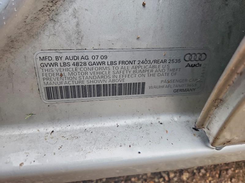 Продаж на аукціоні авто 2010 Audi A4, vin: WAUHFAFL7AN013659, номер лоту: 71042716