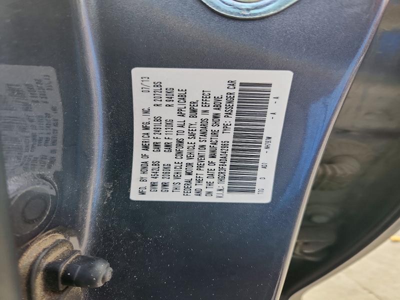 68348906 :رقم المزاد ، 1HGCR3F84DA042965 vin ، 2013 Honda Accord مزاد بيع