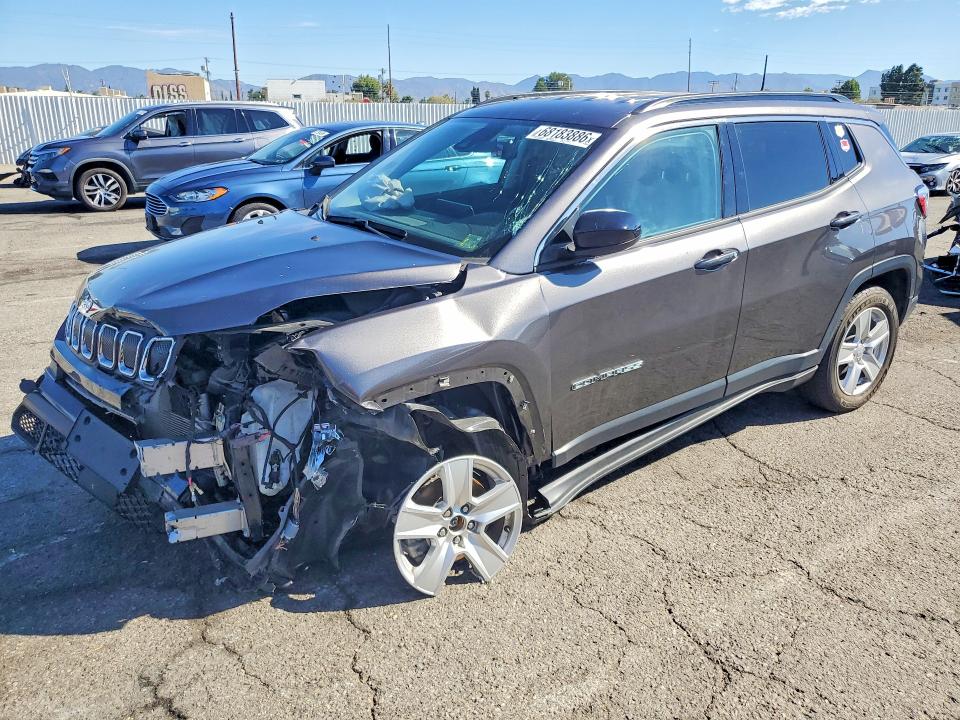 Auction sale of the 2022 Jeep Compass, vin: 3C4NJDBB2NT184005, lot number: 68183886