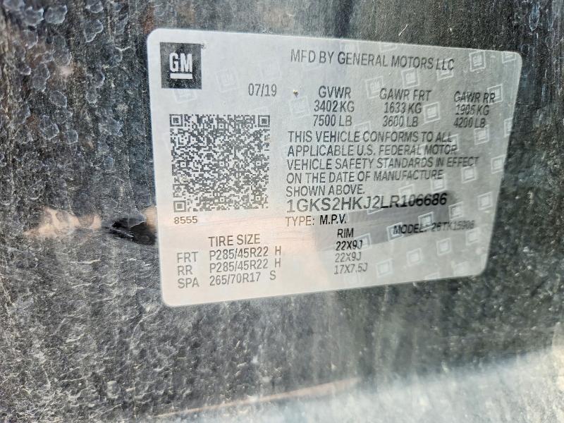 Продажа на аукционе авто 2020 Gmc Yukon Xl, vin: 1GKS2HKJ2LR106686, номер лота: 67328216