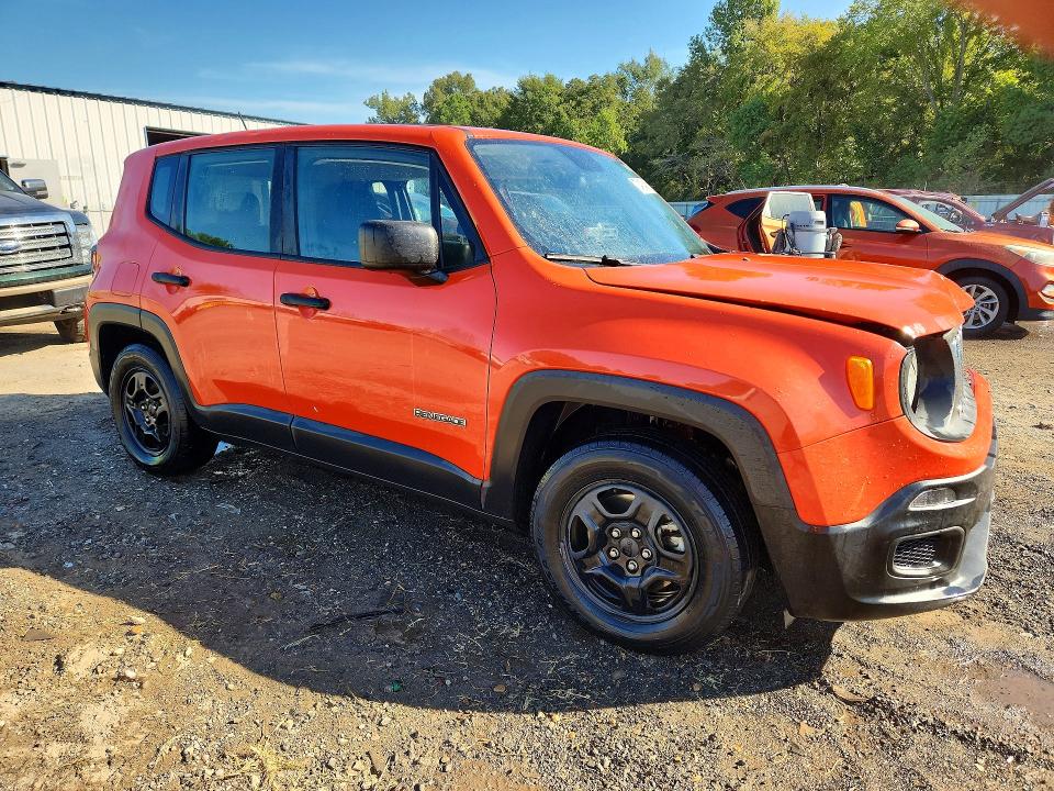 2017 Jeep Renegade მანქანა იყიდება აუქციონზე, vin: ZACCJAAB7HPF98187, აუქციონის ნომერი: 70418486