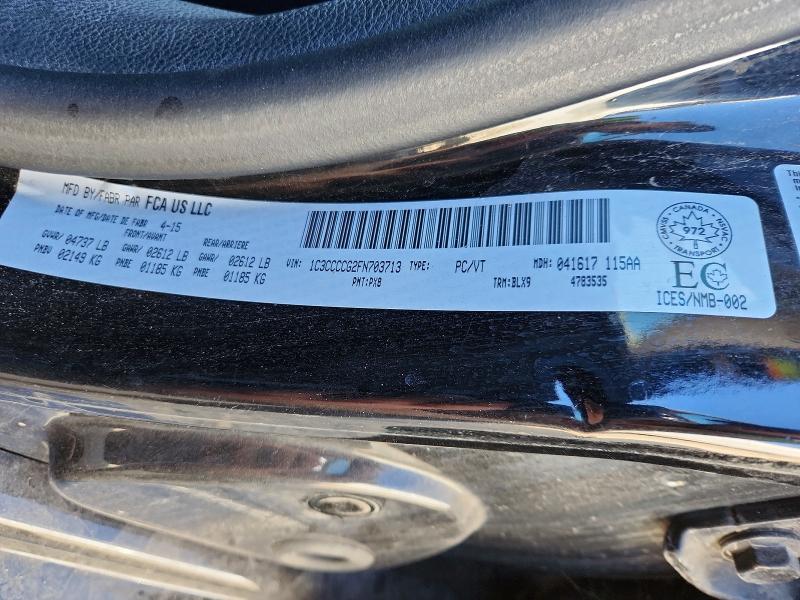 Продажа на аукционе авто 2015 Chrysler 200, vin: 1C3CCCCG2FN703713, номер лота: 69174526