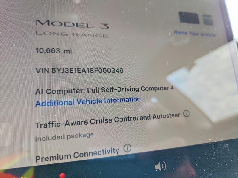 Aukcja sprzedaży 2025 Tesla Model 3, vin: 5YJ3E1EA1SF050349, numer aukcji: 69746326