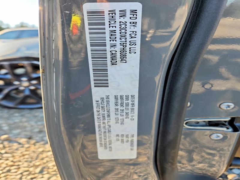 Aukcja sprzedaży 2023 Dodge Charger, vin: 2C3CDXCT6PH608647, numer aukcji: 68026036