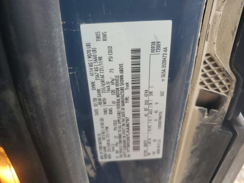 Aukcja sprzedaży 2020 Ford Transit, vin: 1FTBR3X87LKA86797, numer aukcji: 67792476