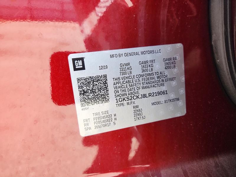 Продажа на аукционе авто 2020 Gmc Yukon, vin: 1GKS2CKJ8LR219061, номер лота: 68076776