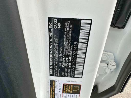 Продажа на аукционе авто 2023 Mercedes-benz Eqe Suv, vin: 4JGGM1CB9PA021418, номер лота: 65516016