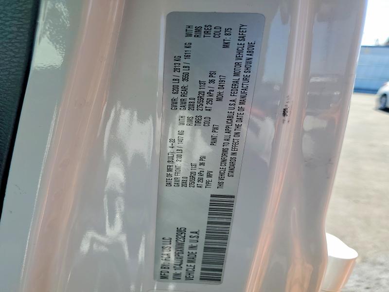 Продаж на аукціоні авто 2022 Jeep Wrangler Unlimited, vin: 1C4JJXP6XNW232985, номер лоту: 67644986