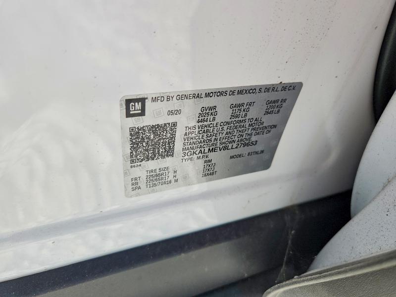 Aukcja sprzedaży 2020 Gmc Terrain, vin: 3GKALMEV8LL279653, numer aukcji: 70172236
