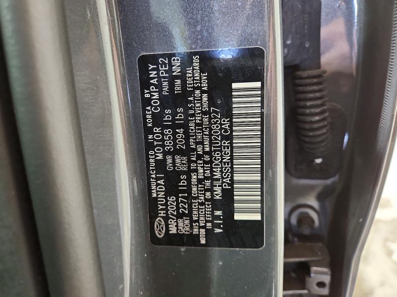Продажа на аукционе авто 2026 Hyundai Elantra, vin: KMHLM4DG6TU208327, номер лота: 69754586