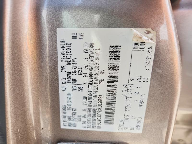 Продаж на аукціоні авто 2019 Lincoln Mkc, vin: 5LMCJ3C93KUL26899, номер лоту: 70310996