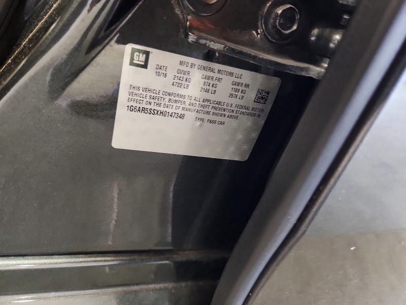 Продажа на аукционе авто 2017 Cadillac Cts, vin: 1G6AR5SSXH0147348, номер лота: 68287036