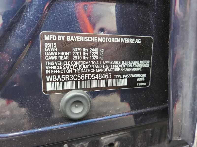 Продаж на аукціоні авто 2015 Bmw 535, vin: WBA5B3C56FD548463, номер лоту: 68145236