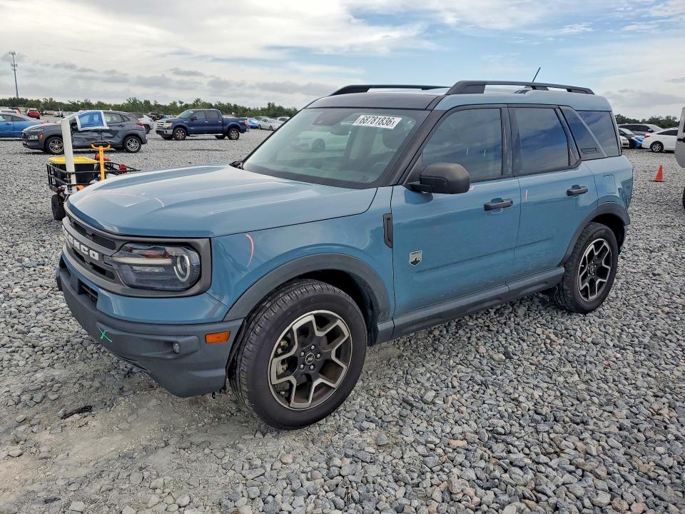 68781836 :رقم المزاد ، 3FMCR9B63MRA37750 vin ، 2021 Ford Bronco Sport مزاد بيع