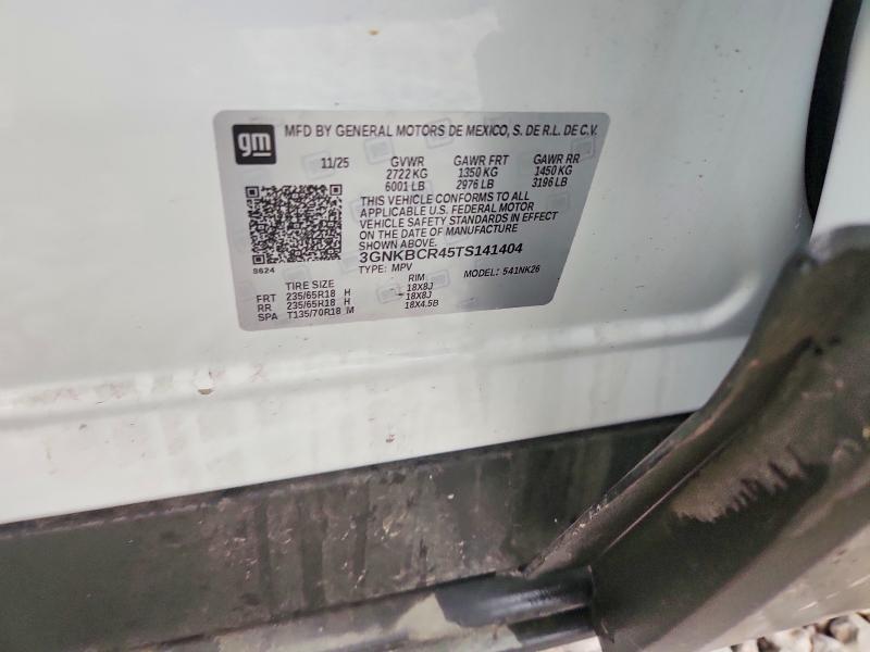 Продажа на аукционе авто 2026 Chevrolet Blazer, vin: 3GNKBCR45TS141404, номер лота: 70950256
