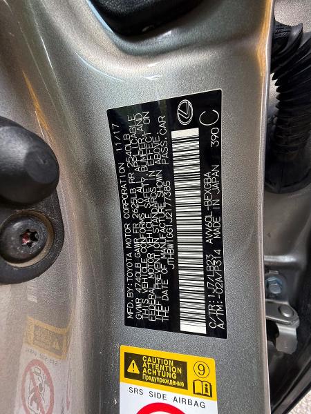 69247456 :رقم المزاد ، JTHBW1GG1J2177385         vin ، 2018 Lexus Es مزاد بيع