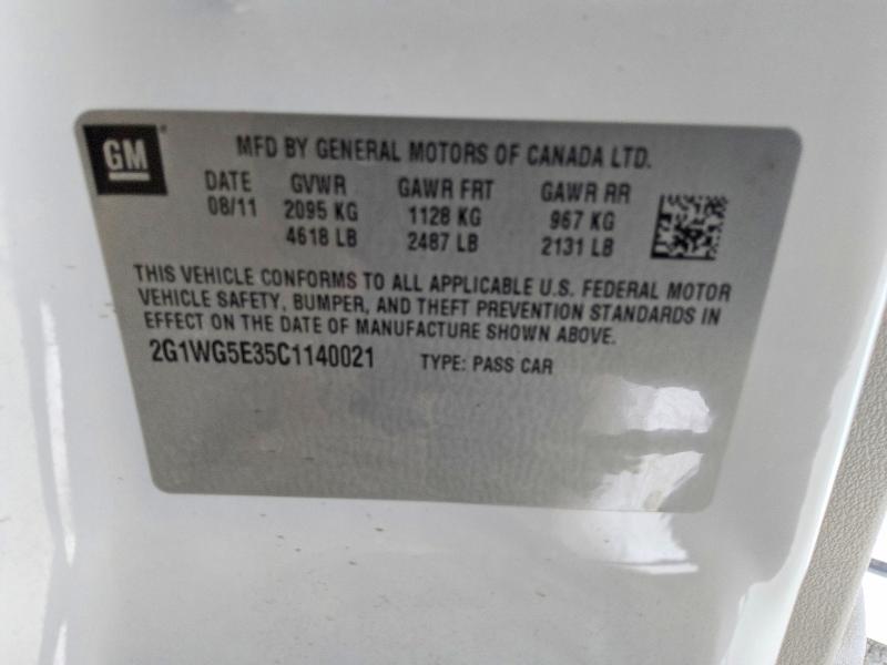 Продажа на аукционе авто 2012 Chevrolet Impala, vin: 2G1WG5E35C1140021, номер лота: 68064796