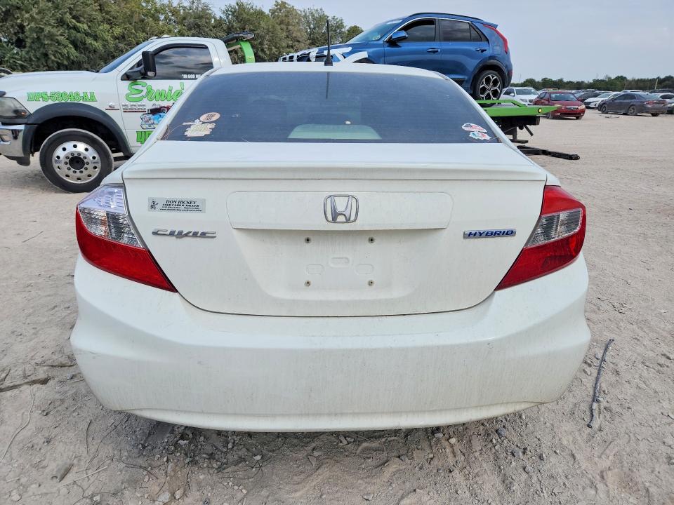 Продажа на аукционе авто 2012 Honda Civic Hyb 4d L, vin: JHMFB4F31CS007298, номер лота: 70632616