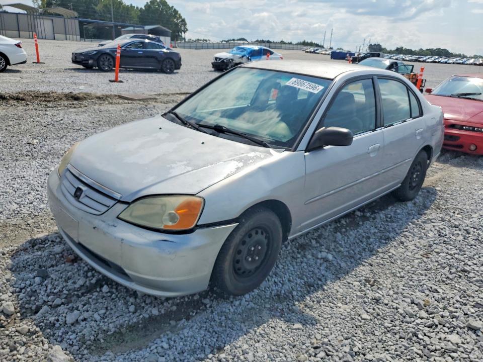 2002 Honda Civic მანქანა იყიდება აუქციონზე, vin: 1HGES16532L039385, აუქციონის ნომერი: 69867596