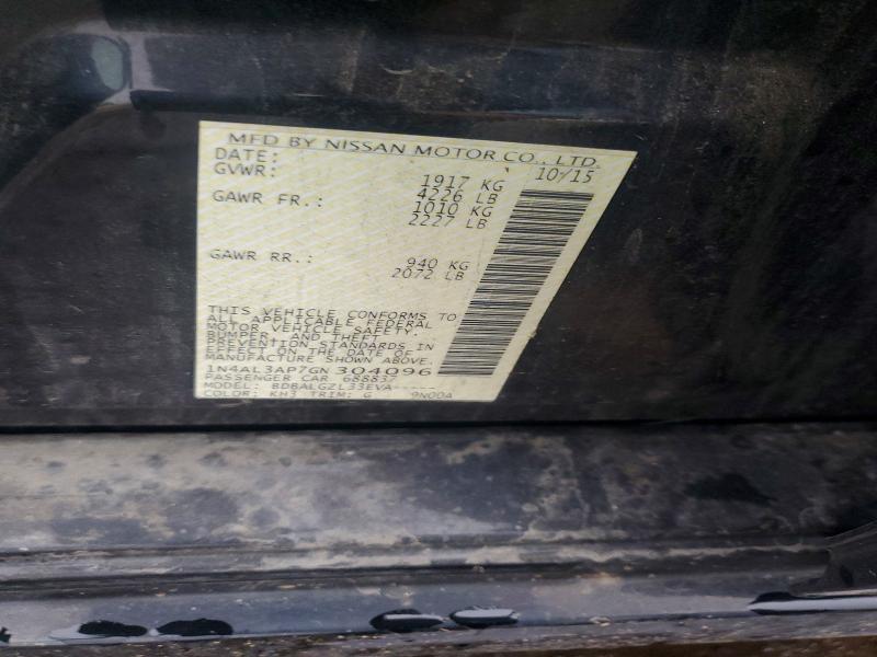 Aukcja sprzedaży 2016 Nissan Altima, vin: 1N4AL3AP7GN304096, numer aukcji: 69182236