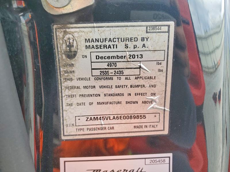 Aukcja sprzedaży 2014 Maserati Granturismo, vin: ZAM45VLA6E0089855, numer aukcji: 69248496