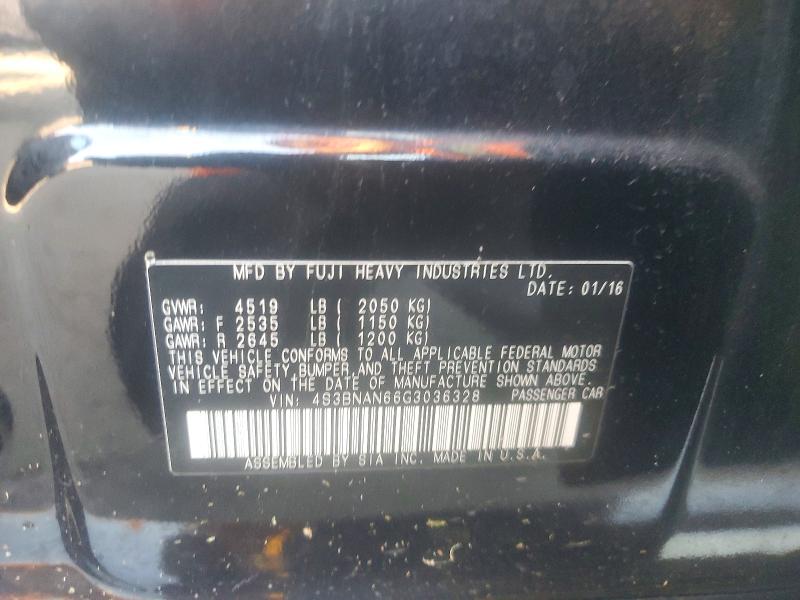Продаж на аукціоні авто 2016 Subaru Legacy, vin: 4S3BNAN66G3036328, номер лоту: 67270116