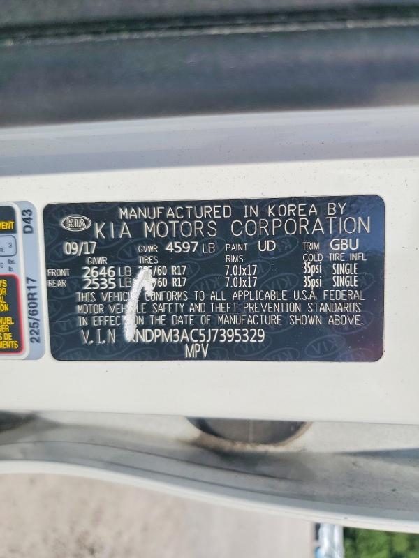 Aukcja sprzedaży 2018 Kia Sportage, vin: KNDPM3AC5J7395329, numer aukcji: 67284276