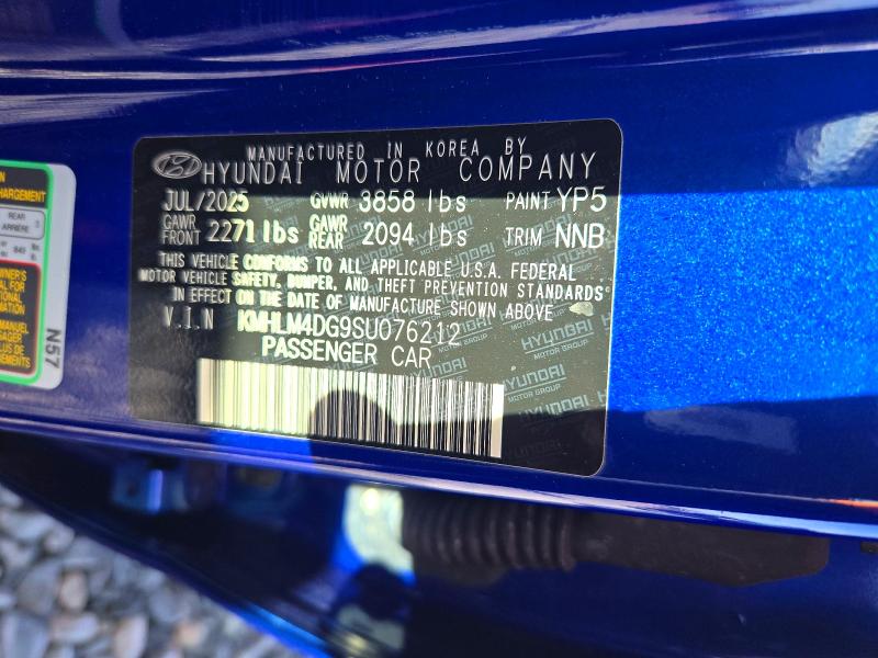 Продаж на аукціоні авто 2025 Hyundai Elantra, vin: KMHLM4DG9SU076212, номер лоту: 70085486