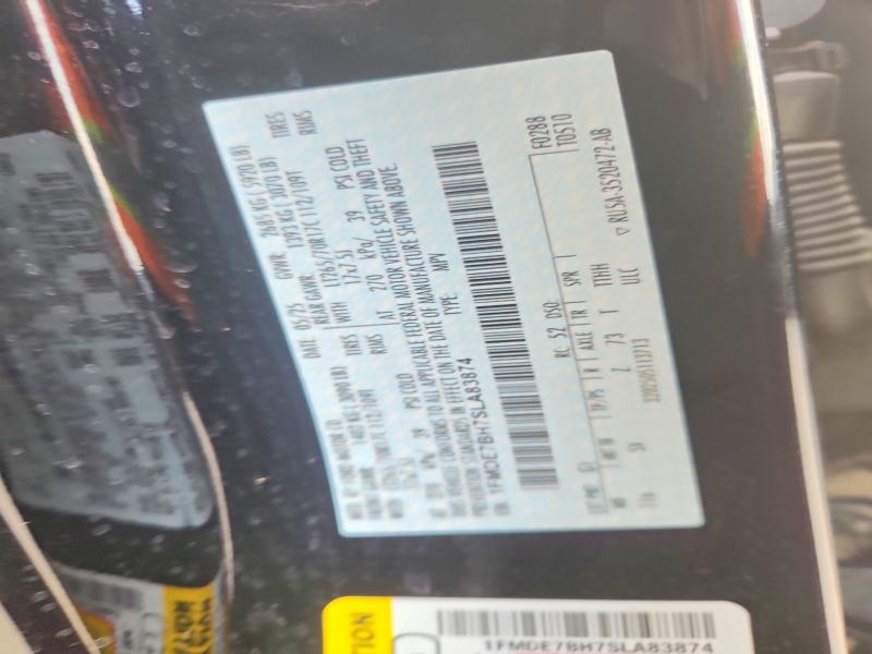 2025 Ford Bronco მანქანა იყიდება აუქციონზე, vin: 1FMDE7BH7SLA83874, აუქციონის ნომერი: 70090556