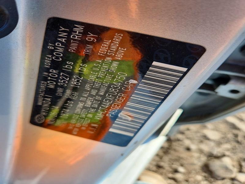 Aukcja sprzedaży 2015 Hyundai Accent, vin: KMHCT4AEXFU834750, numer aukcji: 67615376