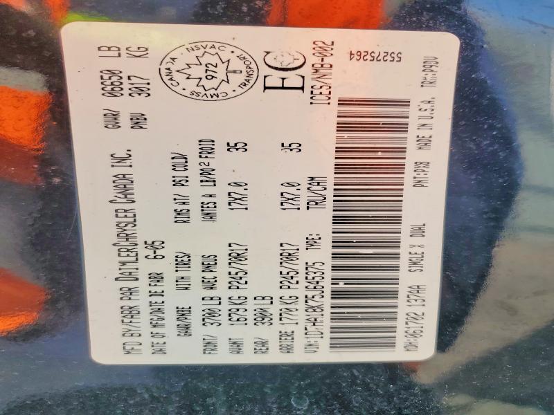 Aukcja sprzedaży 2005 Dodge Ram 1500, vin: 1D7HA18K75J645375, numer aukcji: 68766336