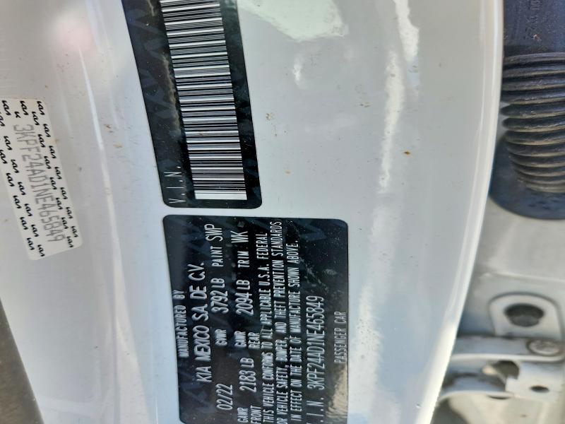 66741236 :رقم المزاد ، 3KPF24AD1NE465849 vin ، 2022 Kia Forte مزاد بيع