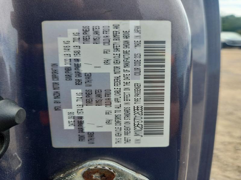 2007 Mazda Mx-5 Miata მანქანა იყიდება აუქციონზე, vin: JM1NC26F870128355, აუქციონის ნომერი: 67475186