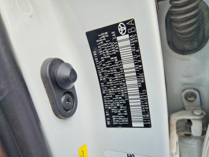 2015 Toyota Corolla მანქანა იყიდება აუქციონზე, vin: 5YFBURHE4FP346553, აუქციონის ნომერი: 69239926
