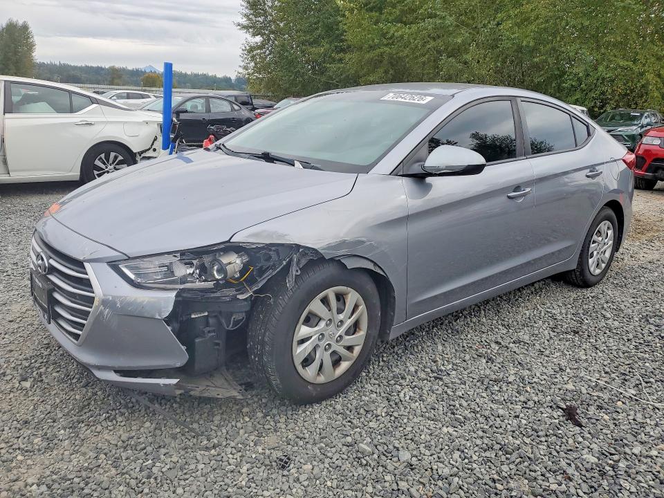 Auction sale of the 2017 Hyundai Elantra, vin: 5NPD74LF0HH191714, lot number: 70642626