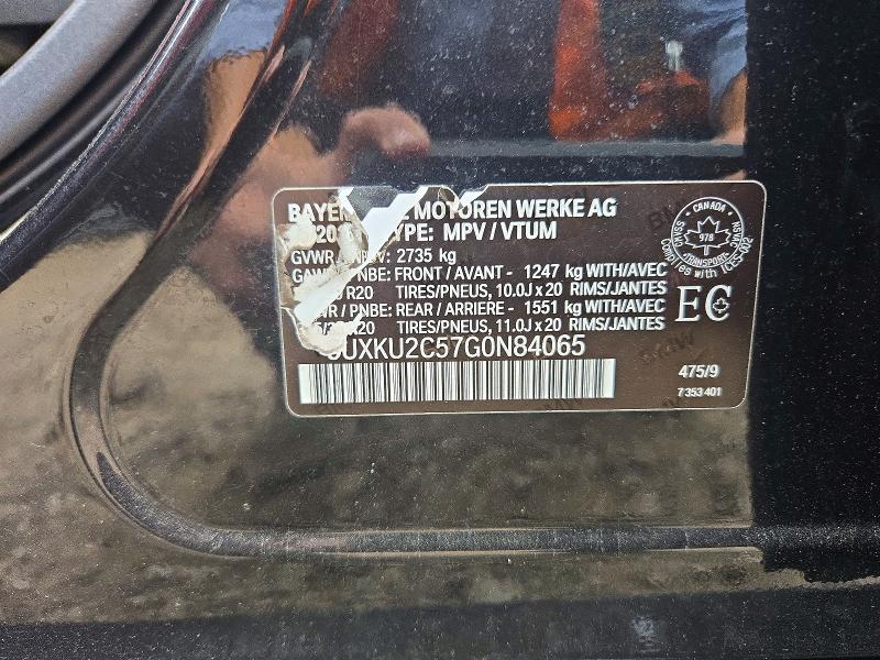 Aukcja sprzedaży 2016 Bmw X6, vin: 5UXKU2C57G0N84065, numer aukcji: 69574866