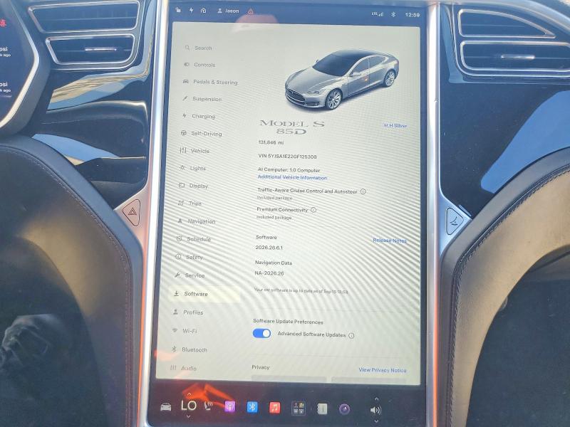 Продажа на аукционе авто 2016 Tesla Model S, vin: 5YJSA1E22GF125308, номер лота: 68814546