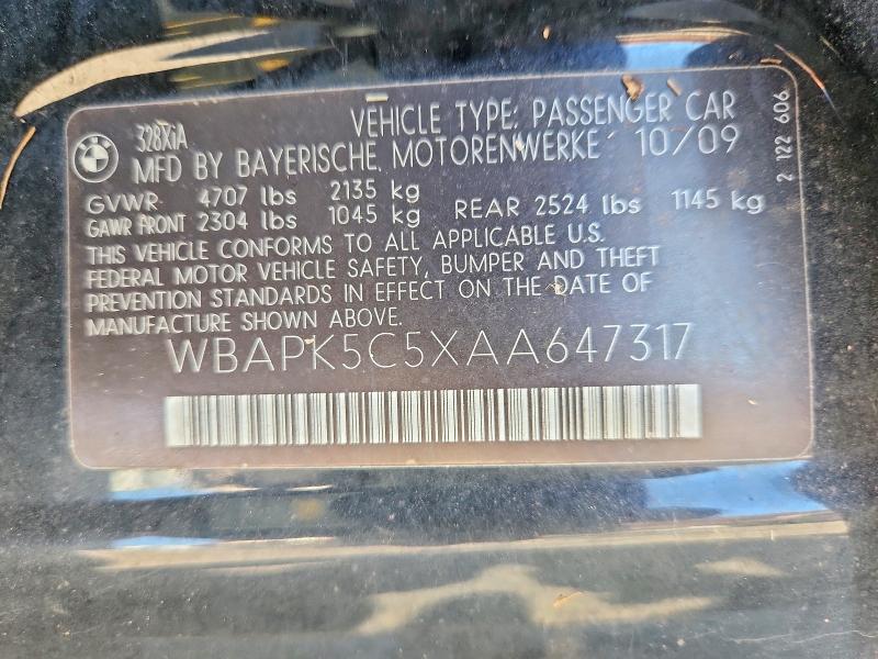 Aukcja sprzedaży 2010 Bmw 328, vin: WBAPK5C5XAA647317, numer aukcji: 69140736