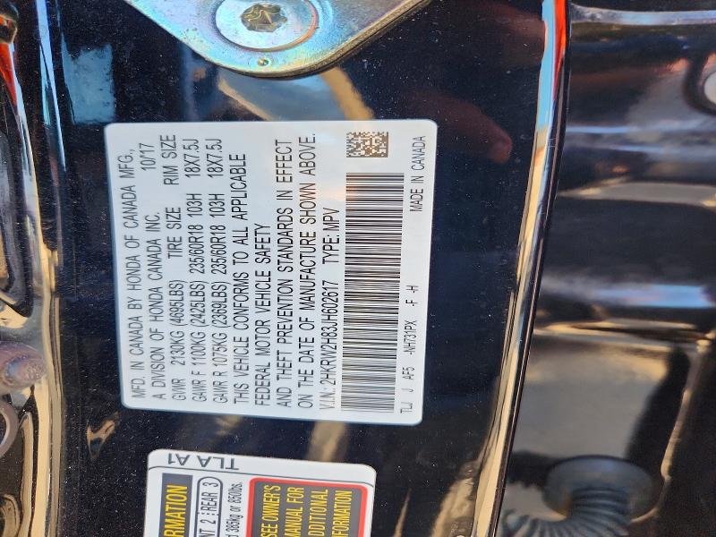 Продажа на аукционе авто 2018 Honda Cr-v, vin: 2HKRW2H83JH602617, номер лота: 70220666