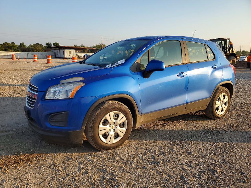 Aukcja sprzedaży 2016 Chevrolet Trax, vin: KL7CJKSBXGB733527, numer aukcji: 70053206