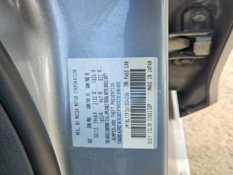 69037146 :رقم المزاد ، JM1BL1TF5D1804266 vin ، 2013 Mazda 3 مزاد بيع