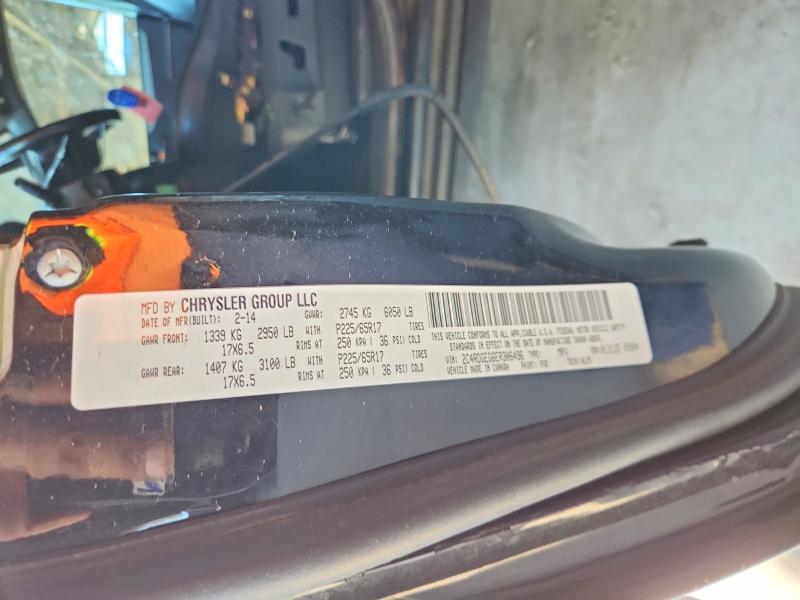 Продаж на аукціоні авто 2014 Dodge Grand Caravan, vin: 2C4RDGEG6ER306496, номер лоту: 66185376